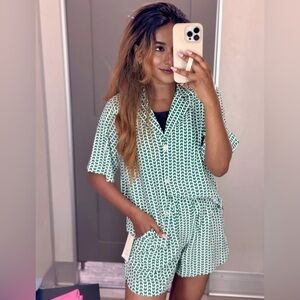 A New Day Crepe Short Sleeve Camp Shirt